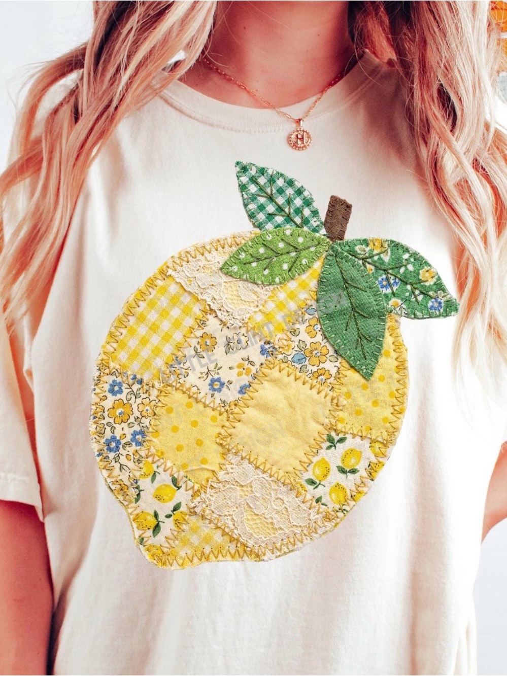 Patchwork Lemon Shirt
